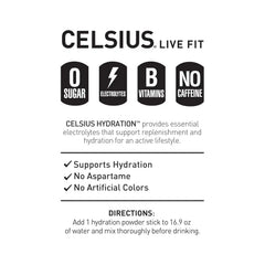 CELSIUS Hydration™ Blue Razz, Sugar Free Electrolyte Hydration Drink Mix (Pack of 14)