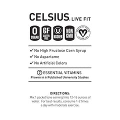 CELSIUS® On-the-Go Powder Sticks Watermelon Ice, Essential Energy 2.5 Oz (14 Sticks per Pack)